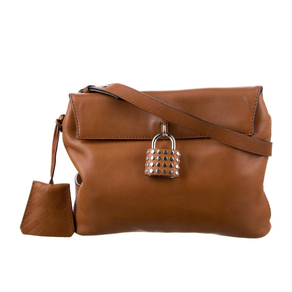 Burberry Padlock Leather Crossbody Bag
